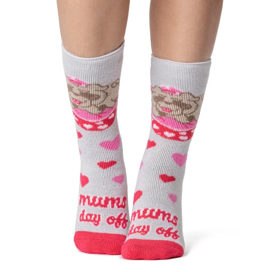 Dames Gezellige Noviteit Sokken | Heat Holders Lite | Kerstsokken voor Vrouwen | Cadeaus voor Haar Sokken - Moeders Vrije Dag - Image 3