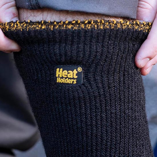 Heat Holders - Heren 3 Pack Kniehoge Werk Sokken, 3 Paar Multipack - Zwart - Image 4