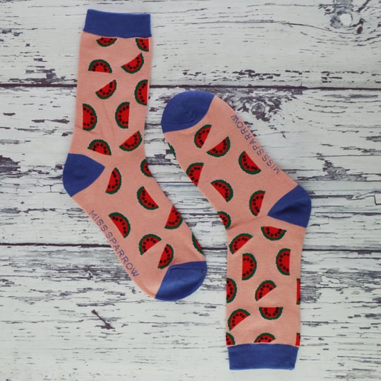 Miss Sparrow - Grappige fruitsokken voor dames - Avocado (Groen) - Image 3