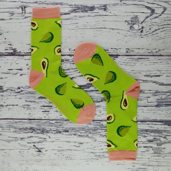Miss Sparrow - Grappige fruitsokken voor dames - Avocado (Groen) - Image 5