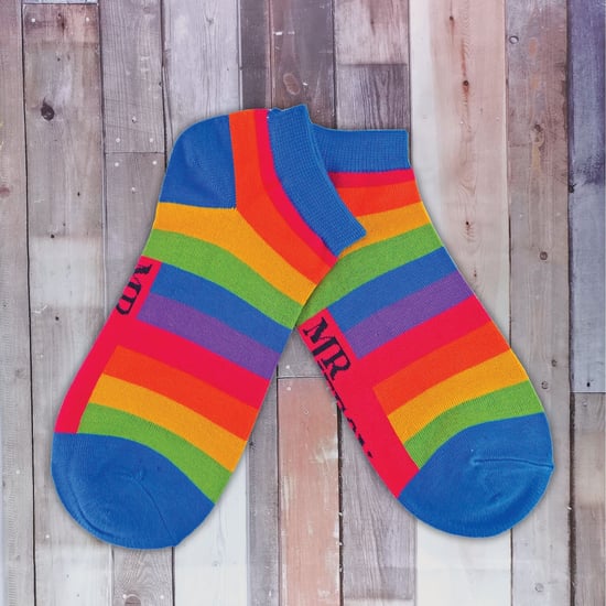 Mr Heron - BamboeRegenboogTrainersokken voor heren - Regenboog - Image 5