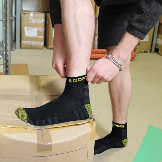 Sock Snob - 15 Paar Heren RJM Korte Werkkousen | Versterkte Enkelsokken met Hiel - 15 Paren - Image 3