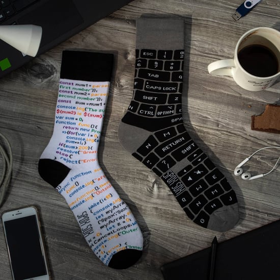 SPOX SOX - Unisex Grappige Crewsokken voor IT Ontwikkelaars, Mismatched Sokken - Het Ontwikkelaar - Image 3