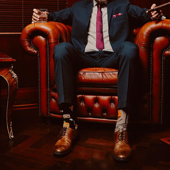 SPOX SOX - Unieke Crew Mismatched Sokken voor Heren & Dames - Whisky Sokken - Whisky - Image 3