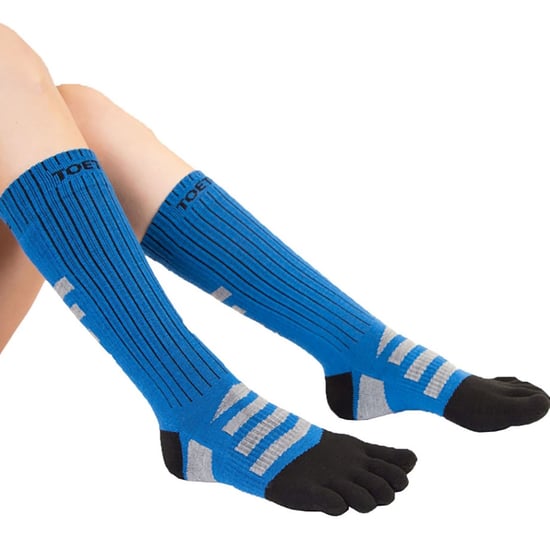 TOETOE - Heren & Dames Buiten 3D Terry Walker Gevoerde Woltenen Socks - Zwart & Blauw - Image 5