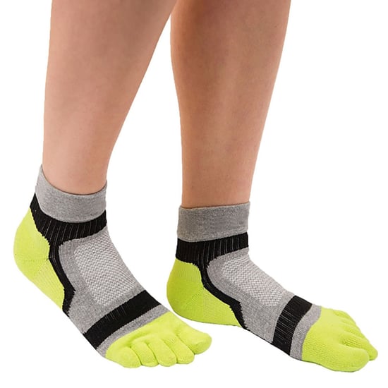 TOETOE - Heren & Dames Ademend Sport Licht Hardloop Lage Sneakersokken - Groen - Image 3