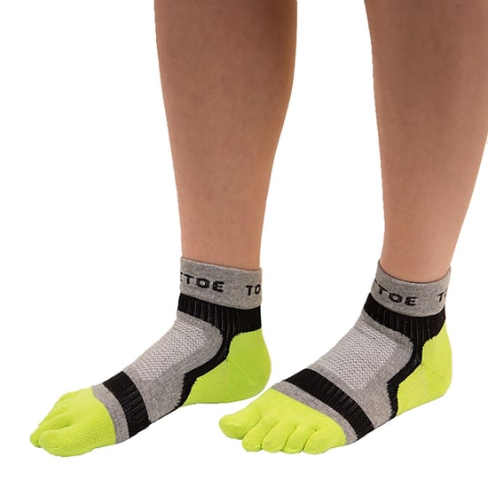 TOETOE - Heren & Dames Ademend Sport Licht Hardloop Lage Sneakersokken - Groen - Image 4