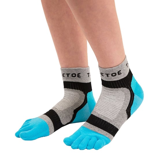 TOETOE - Herensokken & Dames Sokken Ademend Sport Licht Lage Toesok - Blauw - Image 5