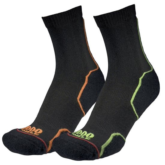 1000 Mile - Heren Trail Repreve Enkele Laag Hardloopsokken - Zwart / Neon - Image 3