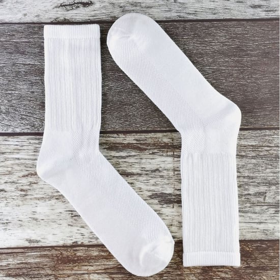 Sock Snob - 6 Paar Multipack Jongens Bamboe Sport Sokken | Crew Kinderen Sokken - Wit - Image 3