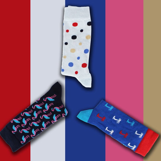 HS by Happy Socks - Heren 3-pack Noviteit Zomer Vibes Dress Socks - Palm Bomen - Image 3