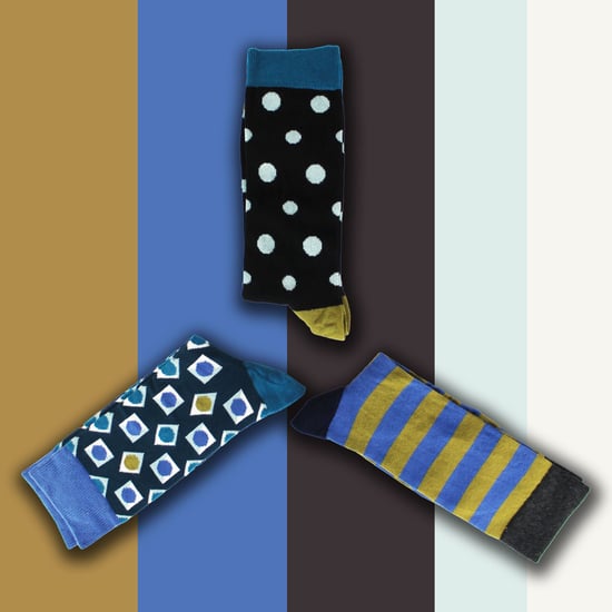 HS by Happy Socks - Heren 3-Pack Cadeaubox Met Stippen Kousen - Vierkant - Image 3