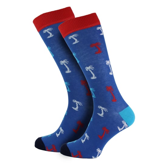 HS by Happy Socks - Heren 3-pack Noviteit Zomer Vibes Dress Socks - Palm Bomen - Image 5