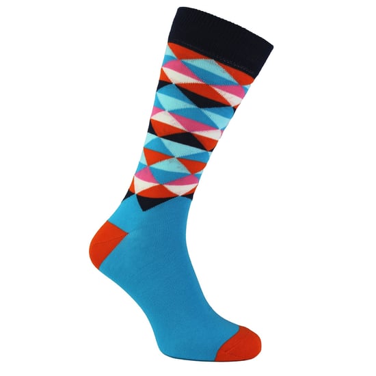 HS by Happy Socks - Heren 3-pack Klassieke Ruitpatroon Dress Socks - Ruit (Lichtblauw) - Image 5