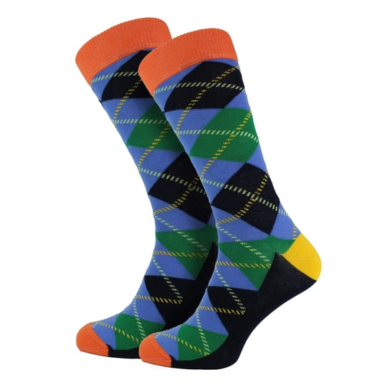 HS by Happy Socks - Heren 3-Pack Foute Fun Kousen - Diamant (Groen) - Image 4