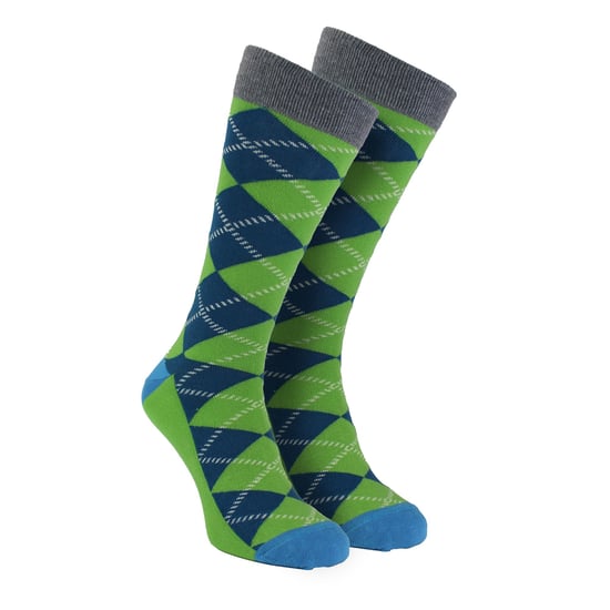 HS by Happy Socks - Heren 3-Pack Klassieke Structuur Dress Socks - Target (Groen) - Image 4