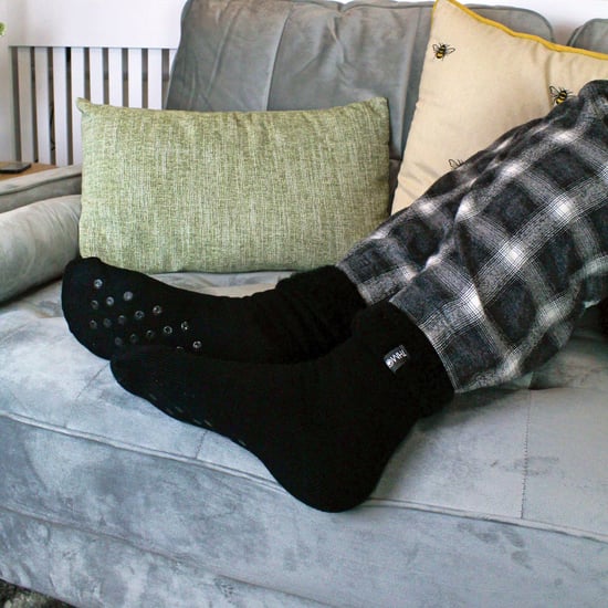 THMO 3 Paar Heren Pantoffel Bed Sokken met Grip | Fleece Thermische Loungesokken - Diverse - Image 3
