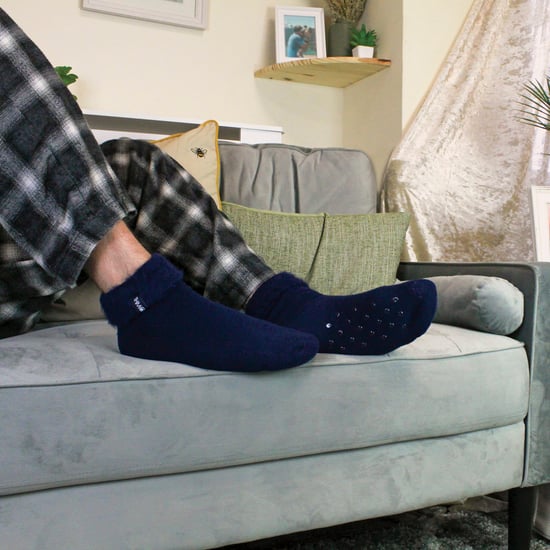 THMO 3 Paar Heren Pantoffel Bed Sokken met Grip | Fleece Thermische Loungesokken - Diverse - Image 5