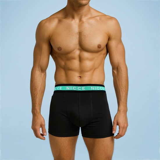 Men's NICCE Lazlow 5 Pack Boxer Shorts in Black - Image 4