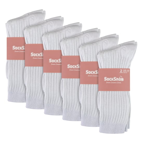Dames 12-Packs 100% Katoenen Zachte Ademend Sokken - Image 2