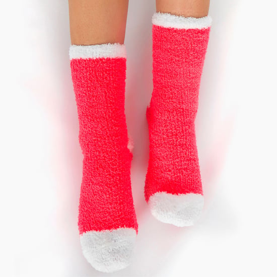 Sock Snob - 4 Paar Dames Gezellige Thermische Bed Sokken met Antislip Grips - Dierenprint - Image 3