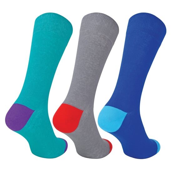 12 Paar Multipack Heren Zwarte Katoenen Sokken | Sock Snob | Ademende Crew Sokken met Verstevigde Hak en Teennoppen - Assortiment - Image 3