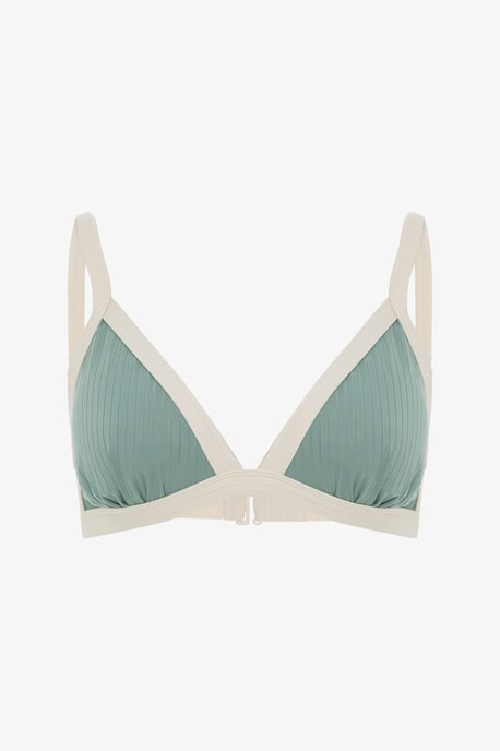 Geribbelde Bralette Bikini Top - Image 5
