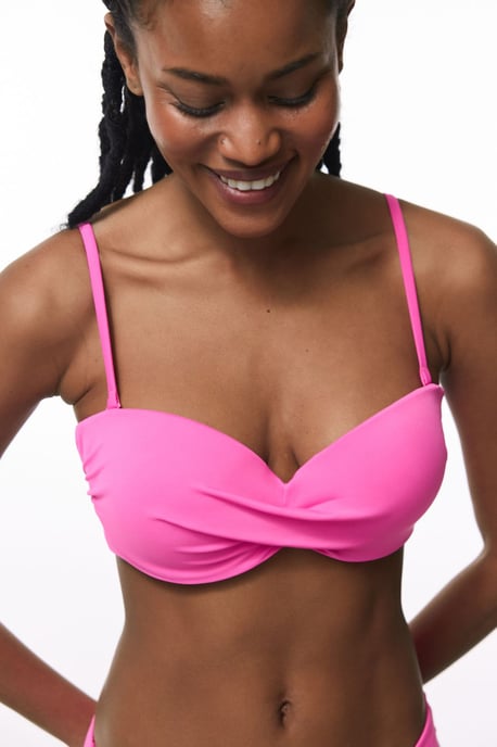 Effen Push-Up Beugel Bikini Top - Image 1