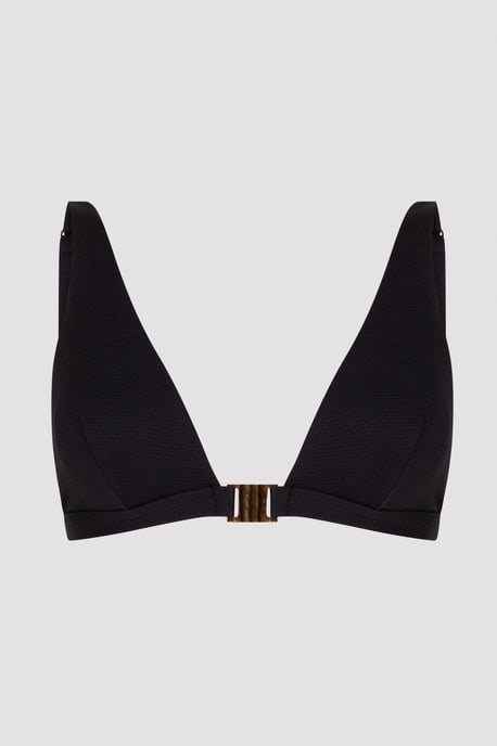 Effen Triangle Bikini Top Met Dikke Bandjes - Image 6