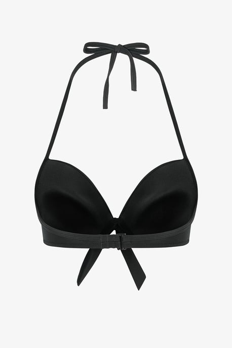 Effen onderbroken halter bikini top - Image 6
