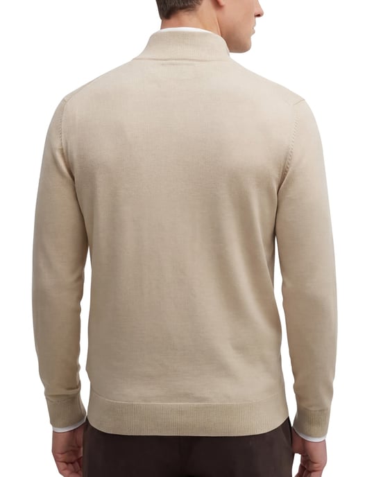 Boss Black half zip beige scheerwol - Image 2