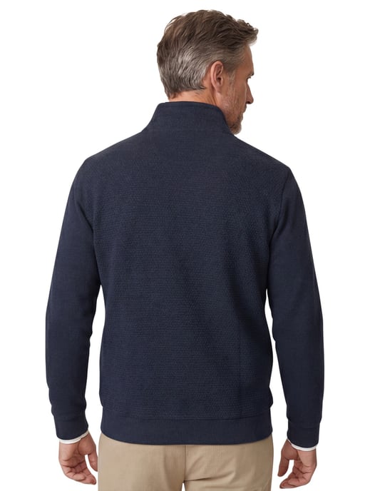 Casa Moda sweater donkerblauw regular fit katoen - Image 2