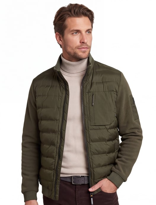 tussenjas Camel Active forest groen met borstzak - Image 1