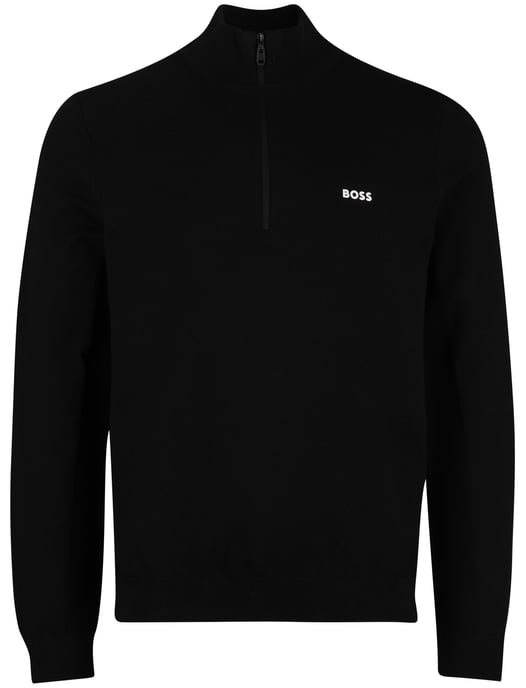 Half zip trui Boss Green Momentum-X normale fit zwart - Image 3