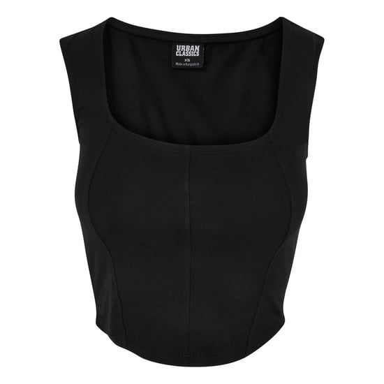Urban Classics Dames/Dames Corset Detail Top (Zwart) - Image 2