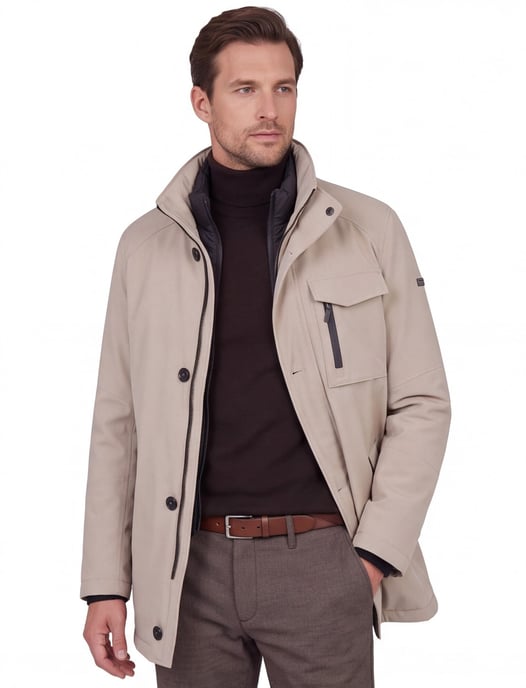 Winterjas Bugatti beige waterdicht - Image 1