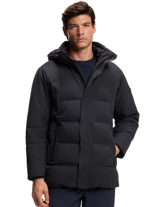 Boss Green Winterjas donkerblauw regular fit effen - Image 1