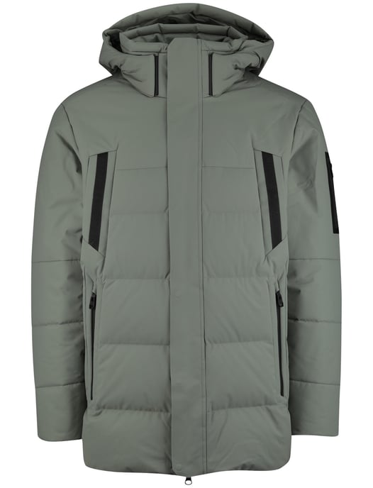 Boss Green winterjas groen capuchon normale fit - Image 3