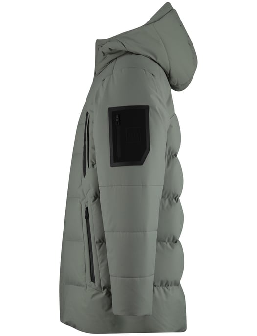 Boss Green winterjas groen capuchon normale fit - Image 4