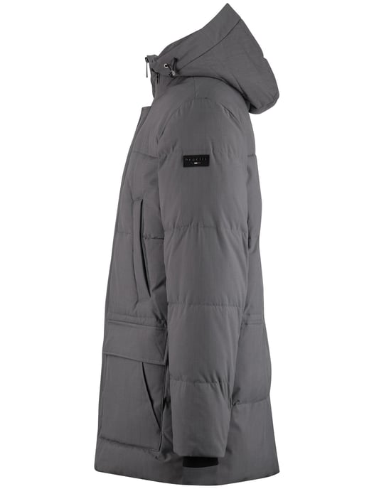 Bugatti winterjas grijs met capuchon - Image 4
