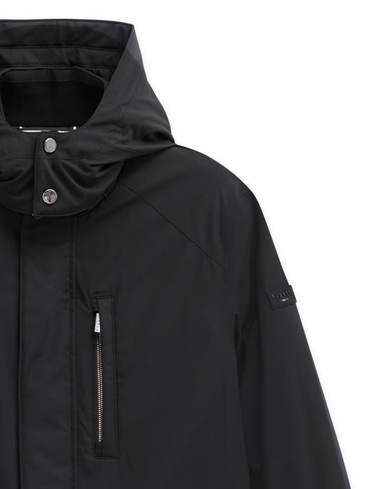 Bugatti donkerblauwe parka jas polyester - Image 3