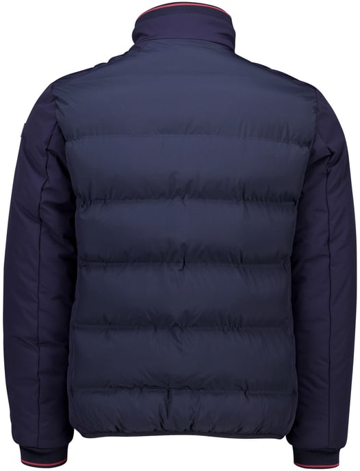 effen donkerblauwe puffer jas NZA - Image 3