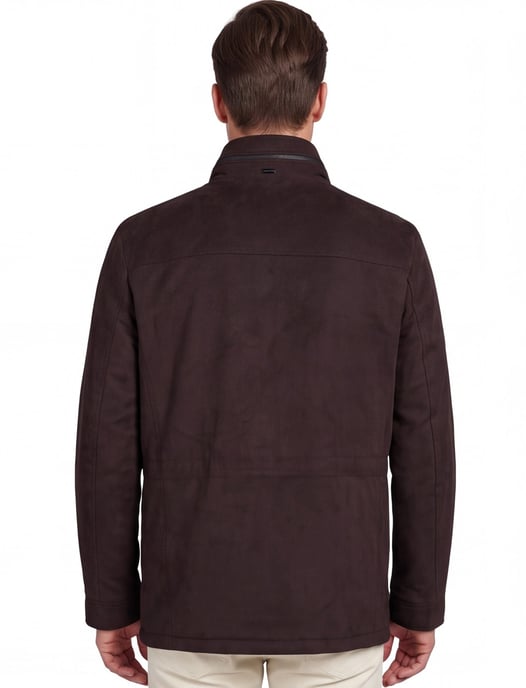 winterjas Bugatti bruin suede - Image 2