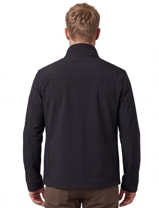 winterjas Boss Green zwart effen met capuchon - Image 2