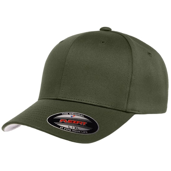 Flexfit Kleuter Wollig Gekamde Baseballpet (Olijf) - Image 3
