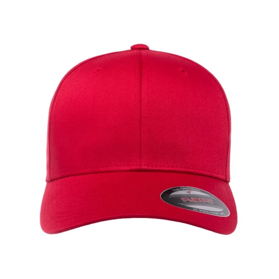 Flexfit Kleuter Wollig Gekamde Baseballpet (Rood) - Image 1