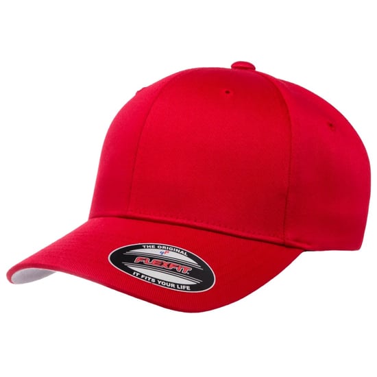 Flexfit Kleuter Wollig Gekamde Baseballpet (Rood) - Image 3