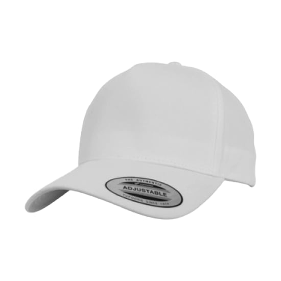 Flexfit Klassieke 5 Paneel Snapback Cap (Wit) - Image 1