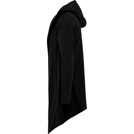 Urban Classics Heren Lang Vest met Open Rand (Zwart) - Image 4