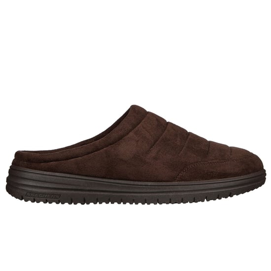 Skechers Relaxed Fit: Murette - Garvanza Microfiber Herenslippers in Chocolade - Image 5